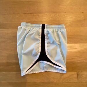 Nike Womens Light Blue Running’ Shorts w Black Accents/ Size XS